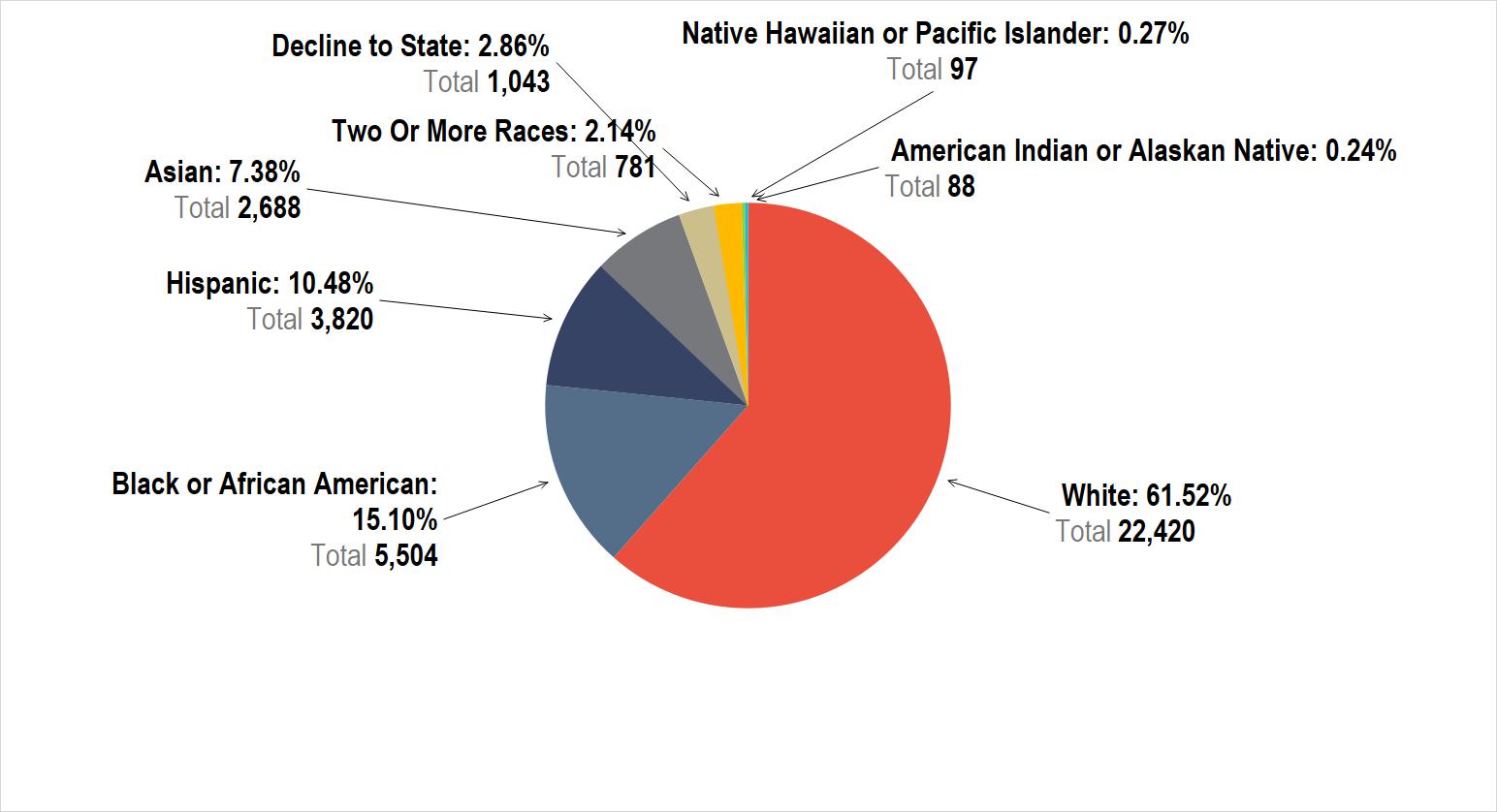 New York Ethnicity Pie Chart